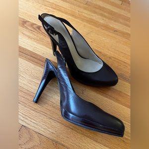 Nine West brown heels